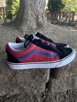 Vans checker Red Blue Size 9