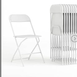 Folding Chairs  1 New Box 10 Chairs $175.00