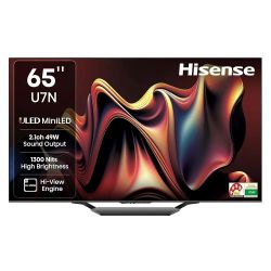 Cracked Screen Hisense 65-Inch Class QLED 4K UHD Google Smart TV (65U7N)  