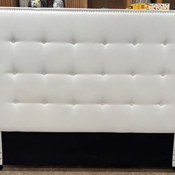 King Size Frame w Box Springs; Mattress Included 