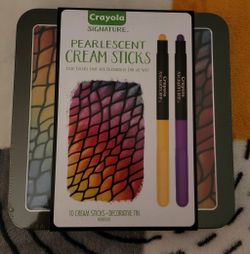 Crayola Signature Pearlescent Cream Sticks (10)