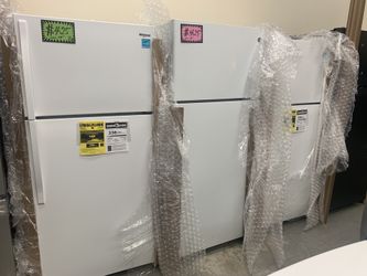 Brand new top freezer refrigerators with warranty, starting at $399