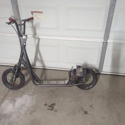 Custom Gas Scooter
