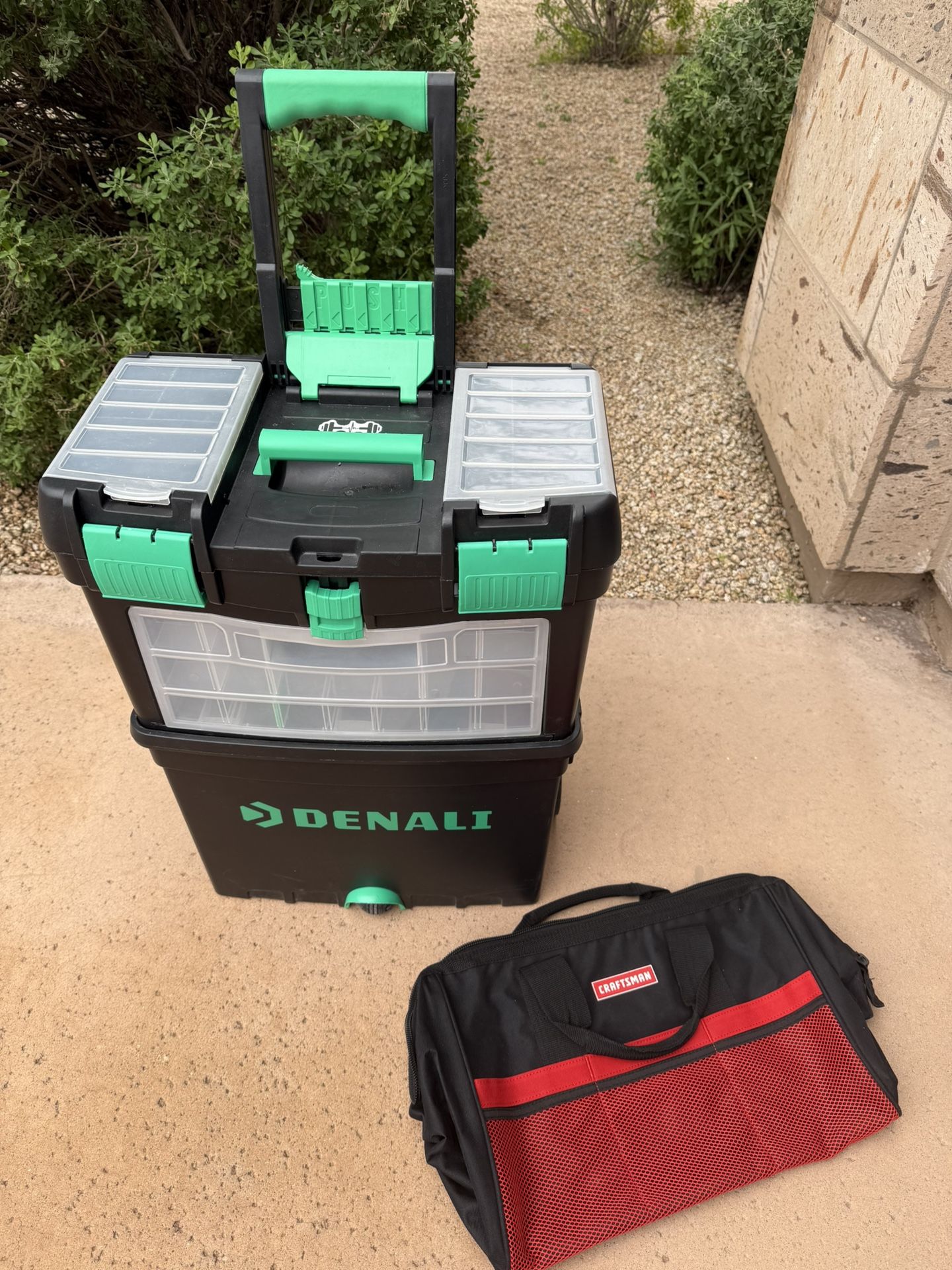 Wheeled Toolbox and Tool Bag