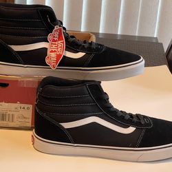 Brand New Vans Ward Hi(Hi Top , Size 14 )