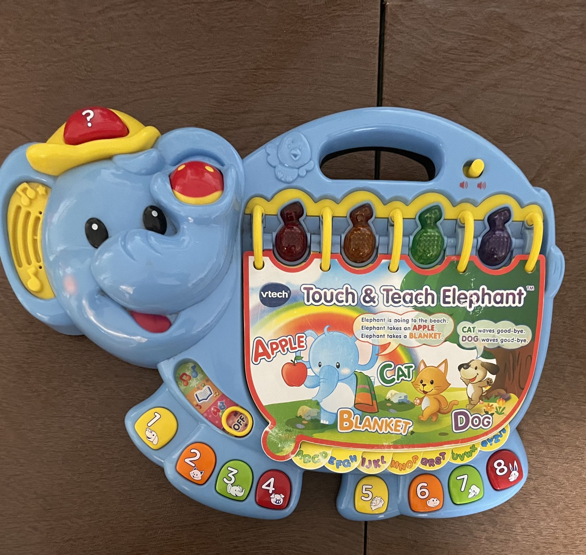 VTech Touch & Teach Elephant Learning Booko