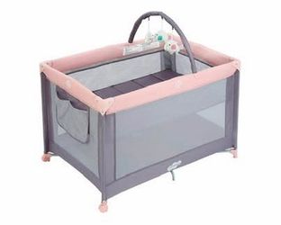 Pamo Babe Pack and Play with Bassinet, Pink