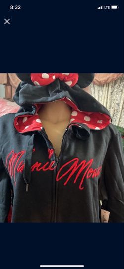 minnie mouse ear hoodie