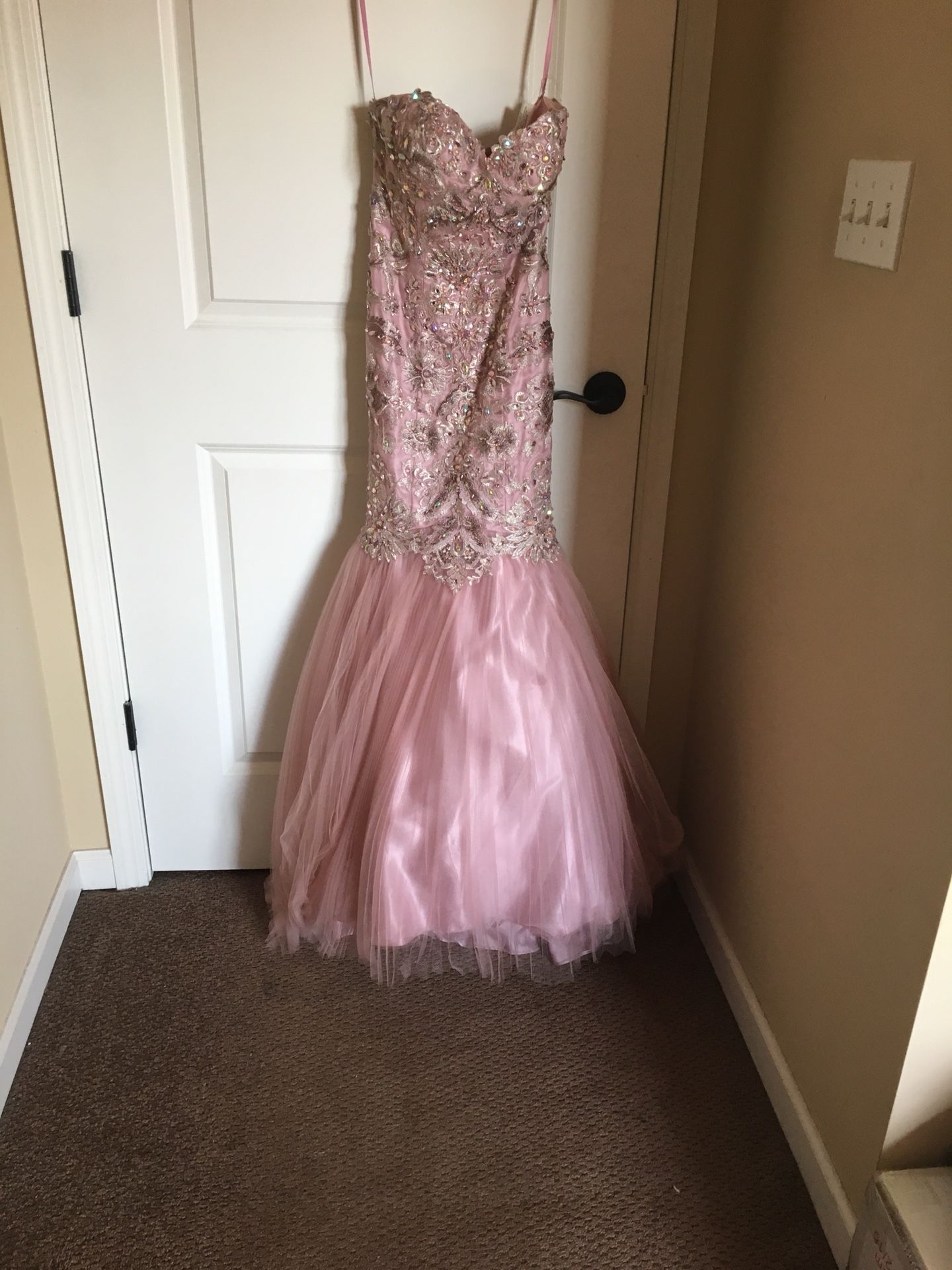 Blush Pink Prom Dress