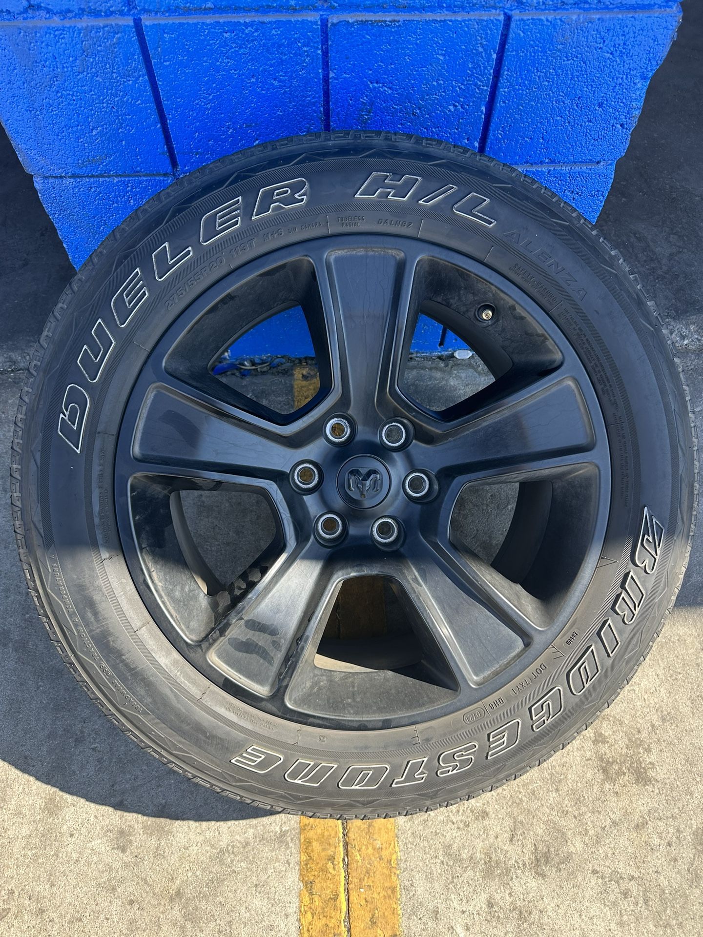 Ram 2021 1500 OEM Black Rim 20”