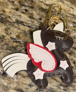 LV up-cycled charm/keychain