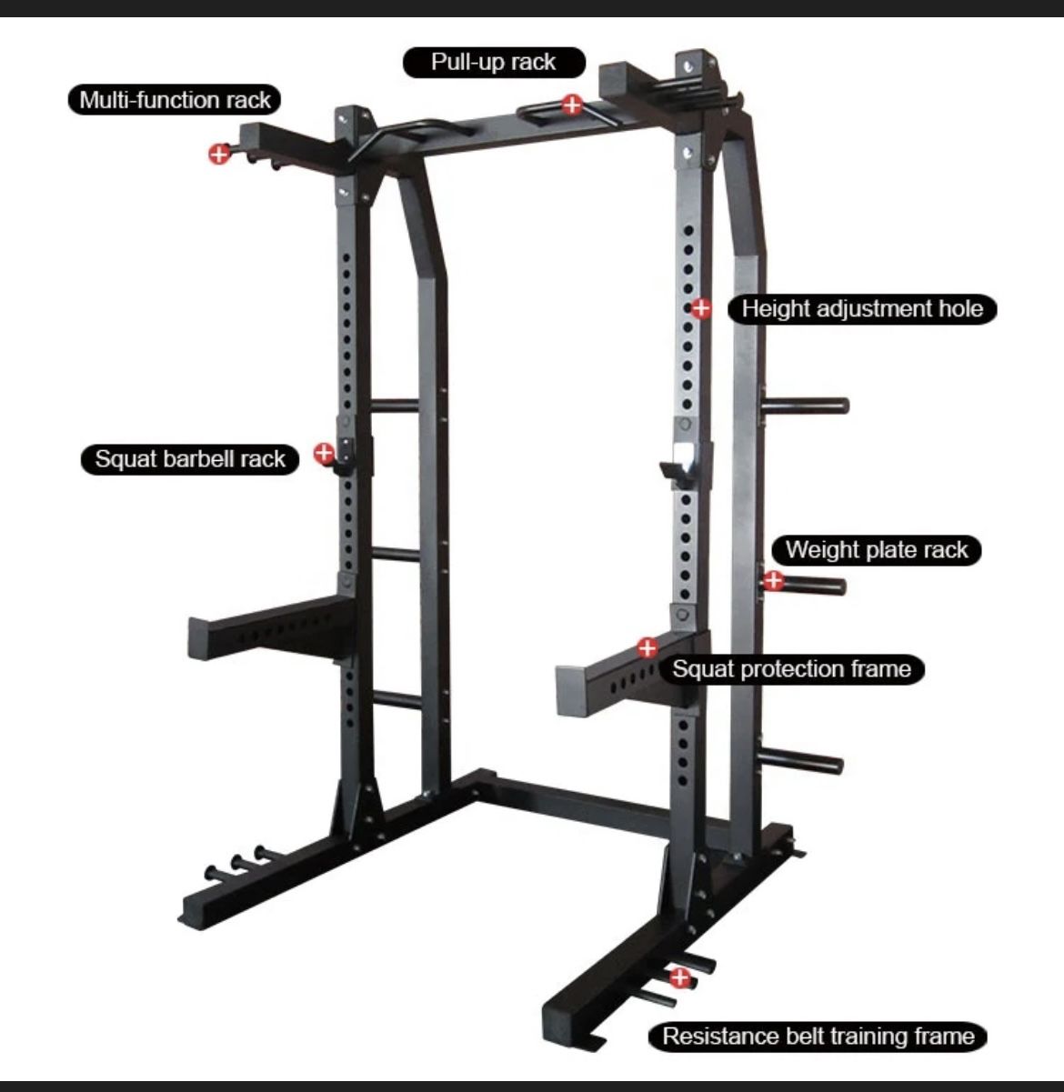 Full Power Rack With Weights