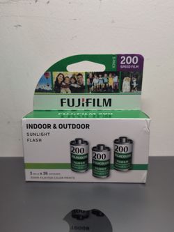 Fujifilm 200 Speed 35mm Film 3-Pack