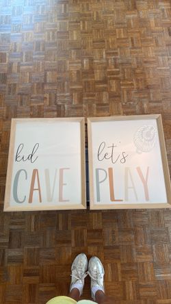 Kids play room framed prints.