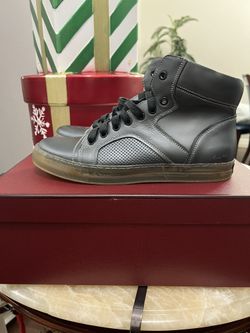 New Keneth Cole Men’s Leather Sneakers Size 8