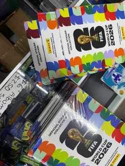 Panini album y sobres de estampas