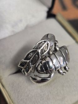 Silver Scorpion Ring
