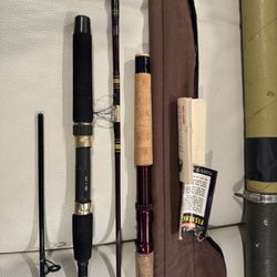 Garcia 2508D and Eagle Claw Fishing Rods