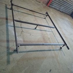 Bed Frame On Wheels Adjustable Fits Queen Twin And Full 