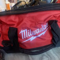 milwaukee large tool bag/drill charger