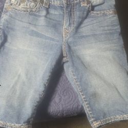Kids True Religion Jean Shorts 