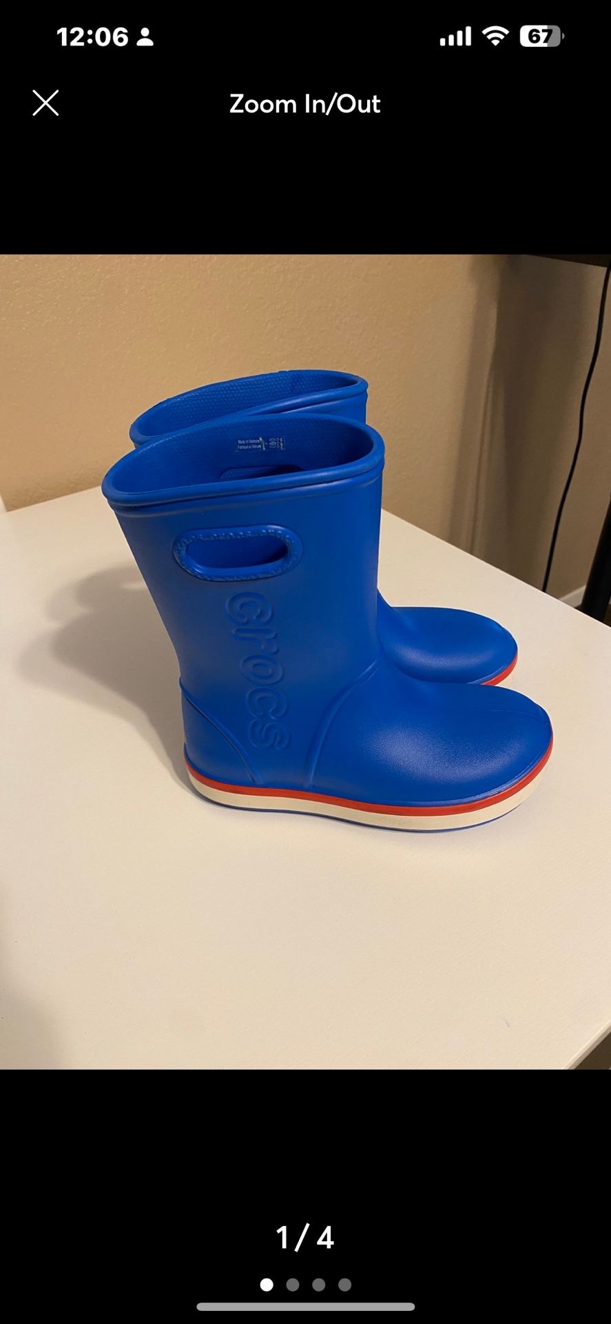 Crocs Raining Boots Used