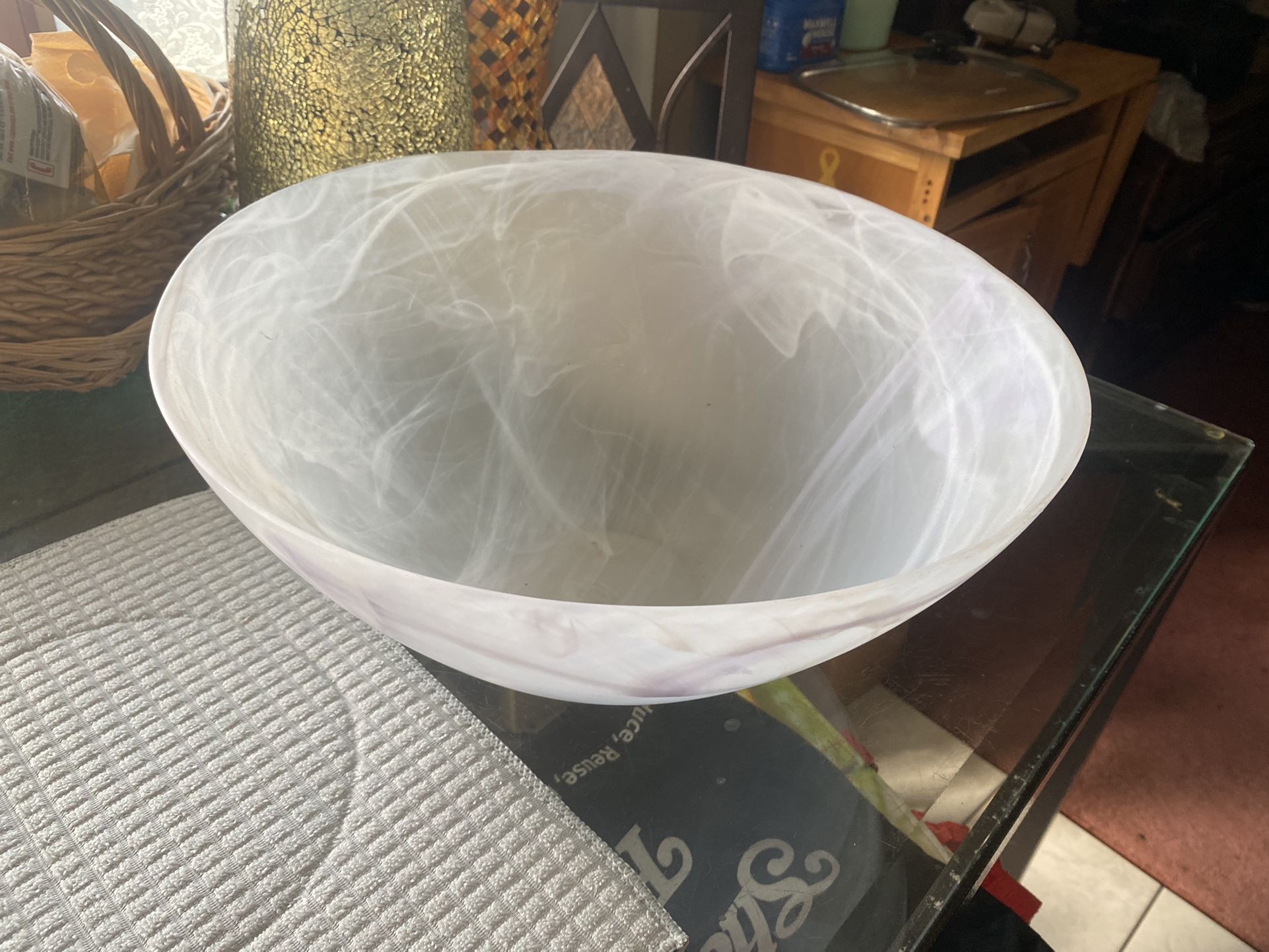 ***** Vintage Portmeirion Frosted Glass Bowl