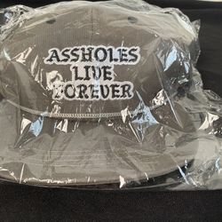 Assholes Live Forever Gray Hat Brand New Snap Back ALF Grey Trucker Cap (Retail 25+)