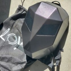 Gelrova Knight LED Motorcycle Backpack, Hard Case Riding Backpack DIY Motorbike Luggage Laptop Bag Waterproof, Large Size 19inch