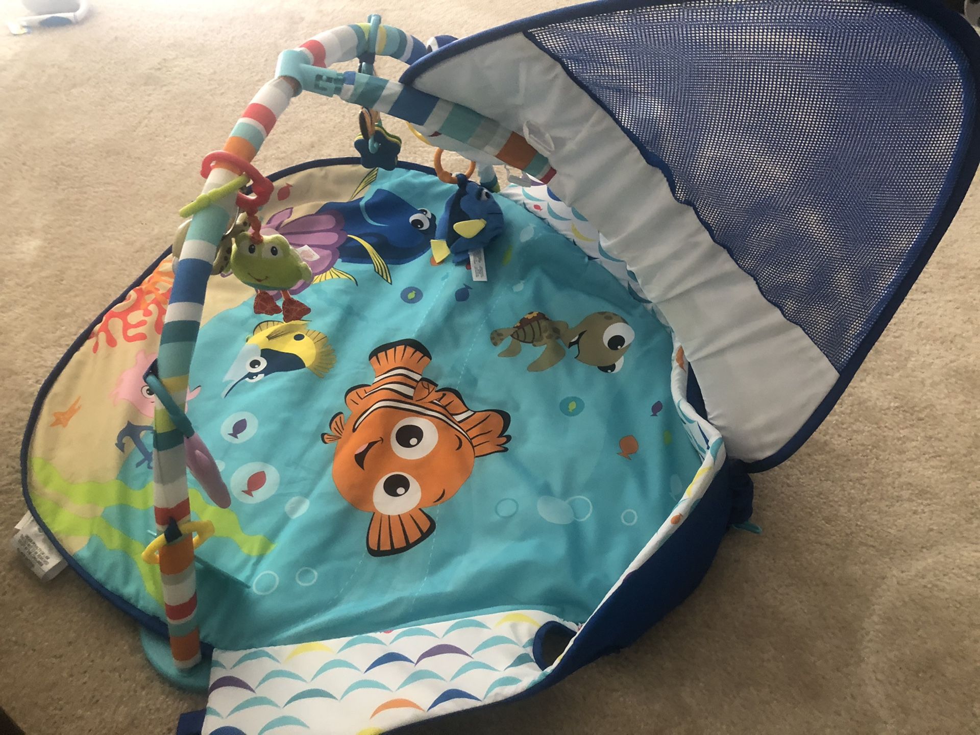 Disney Baby Finding Nemo Mr. Ray Ocean Lights Activity Gym