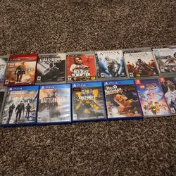 Ps3,Ps4, And Nintendo Switch Games