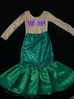 Kids Mermaid Costume Two-Piece Set