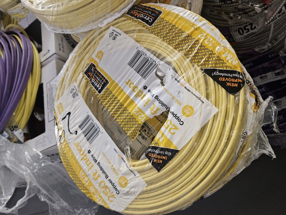 12/2 250ft Indoor Wire Romex
