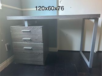 Desk with drawers
