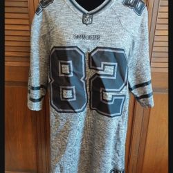Jason Witten #82 XL X-LARGE Grey Dallas Cowboys Shirt