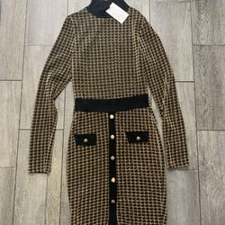 Brand New Black And Gold Shimmer Dress