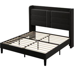 Queen Size Bed Frame - Black