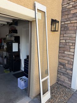 Large Dog Door Slider Panel 94" Tall