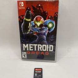 Metroid Dread - Nintendo Switch Tested Working Clean Cartridge W/ Case CIB OEM