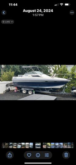 1990 Fourwinns Cabin cuddy sleeps 4 , kitchen bathroom and showet