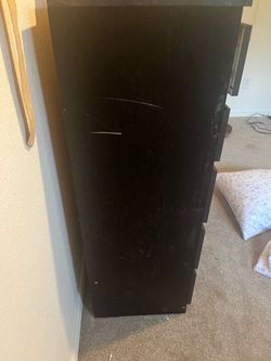 Free desk chair and drawer cabinet