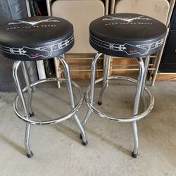 A Pair Of Fender Barstools