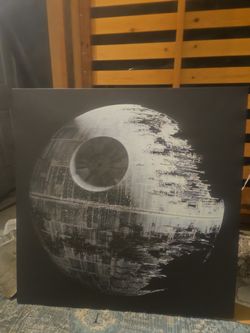 Star Wars Death Star Electrical Canvas Art.. 