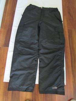 Men's Large Black Snow Pants, Pulse M