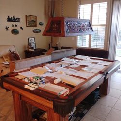 Spencer’s Martson London Pool table With Ceiling Light 