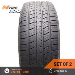 Set of 2 Used  9.5/32    235/55R18  100V  Falken  Pro G5 CSV