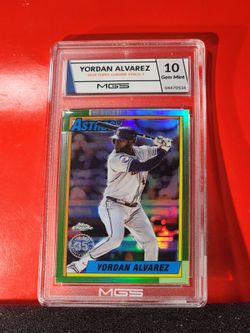 2025 Topps Chrome Update Series  1990 Topps Baseball Yordan Alvarez #90CU-7 MGS 10 GEM MT