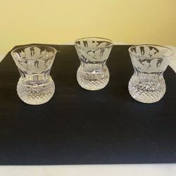 Crystal Thistle Shot Glasses