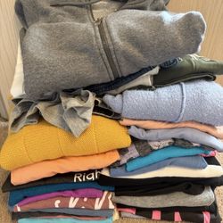 Women’s Clothes Size Small Clean, Smoke, Pet Free House No Stains Total 37 Pieces  Pink, H&M, Nike