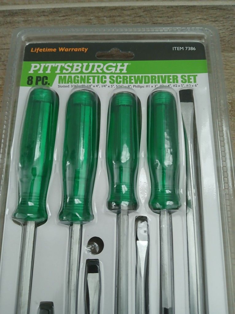 8 PC Magnetic Screwdriver Set
